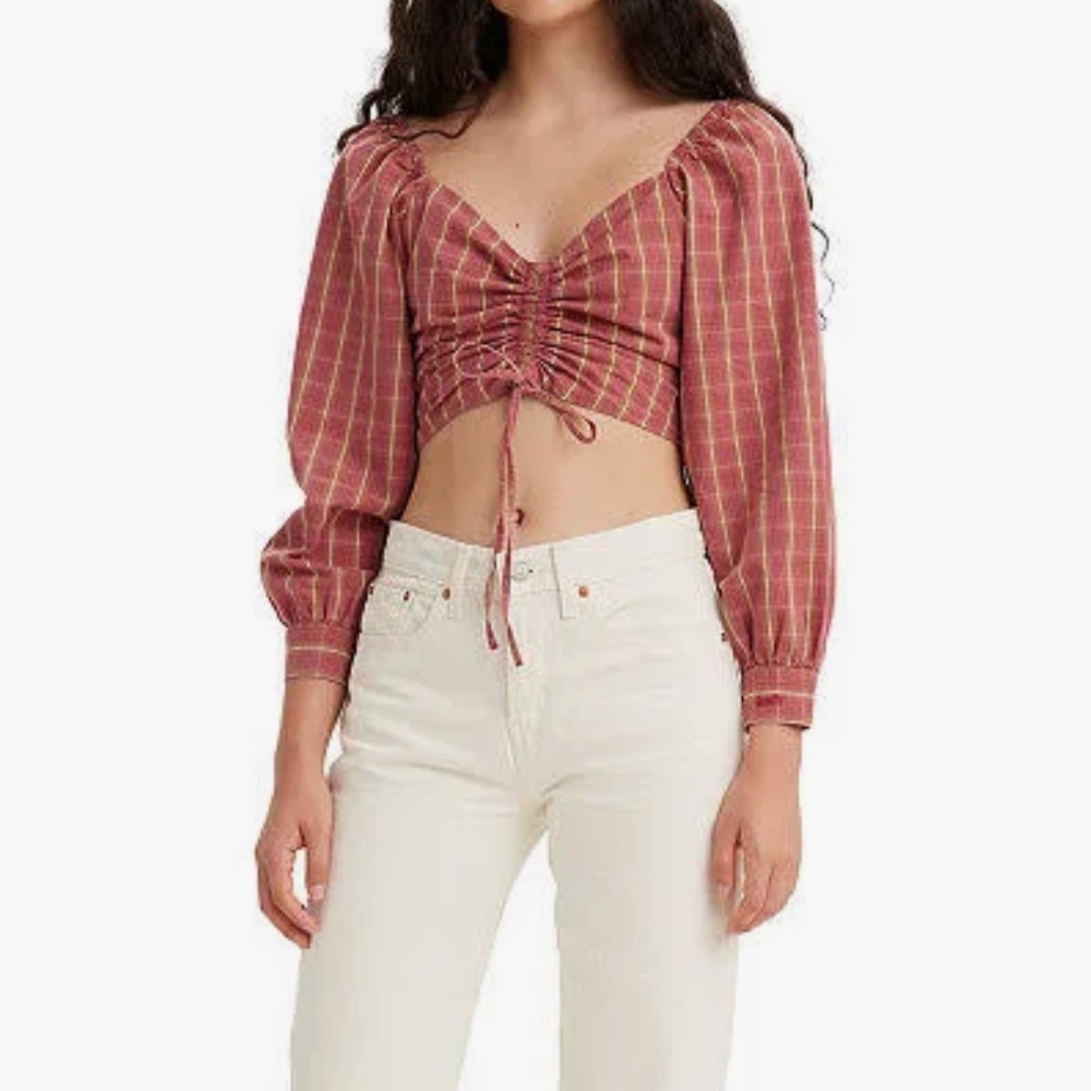 Levi's Women's Devin Puff Long Sleeve
Blouse